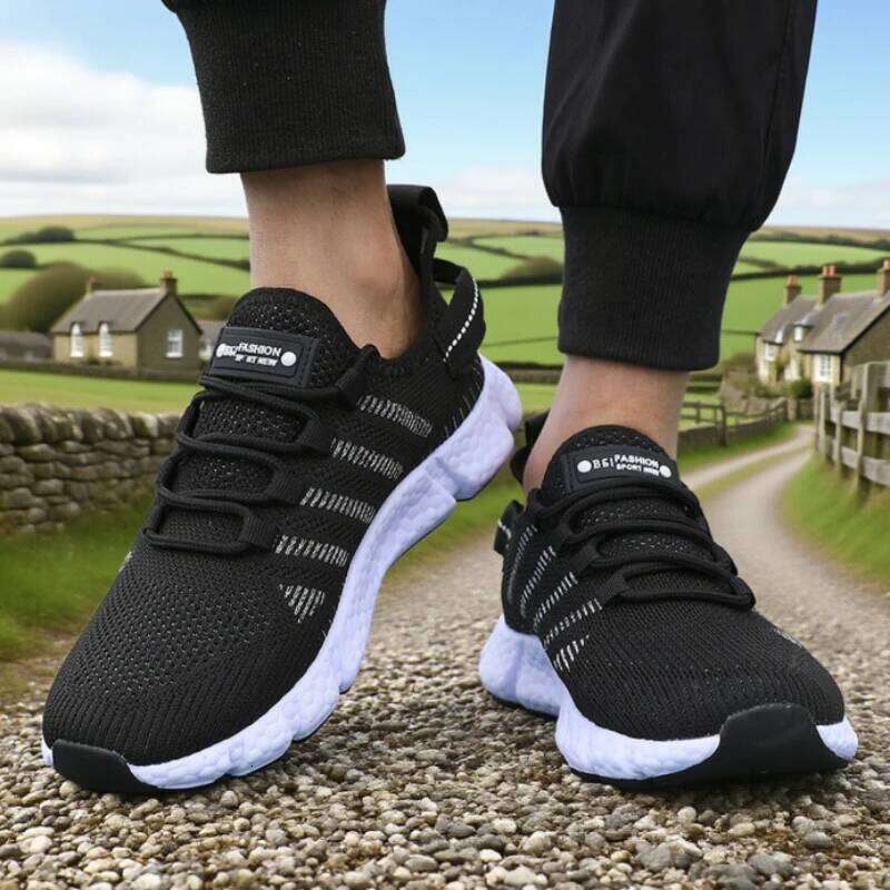Men's Mesh Unique Innovative Trend Design Lightweight Sneakers Comfortable Outdoor Running Jogging Tennis Men Shoes