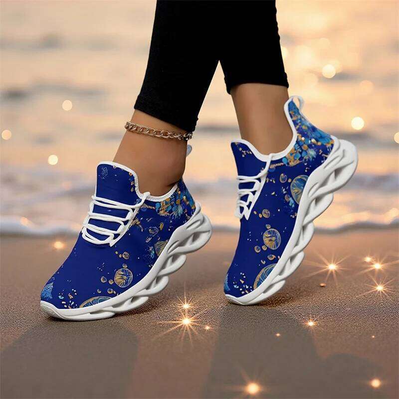 Fashionable Men's Lightweight Breathable Flats Mesh Running Shoes Fitness Training Non Slip Women Athletic Gym Sneakers