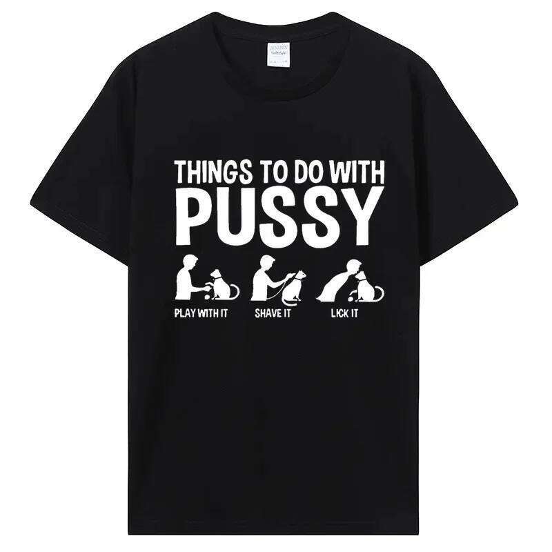 T-Shirt Unisex Divertente A Tema Gatto!Adorabili Stampe Feline Giocose Che Ruba…