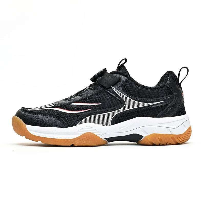 Children's badminton shoes 2026 High quality New Anti-slip wear-resistant Rotating buckle Professionalism Table tennis sneakers 26W0224