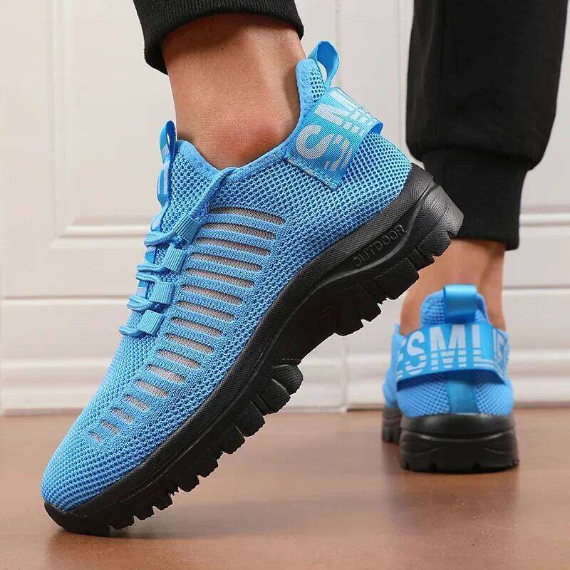 New Design Men's Lightweight Ultra-Breathable Walking ShoesTennis Sneakers Outdoor Trendy Running Fitness Shoes 2025