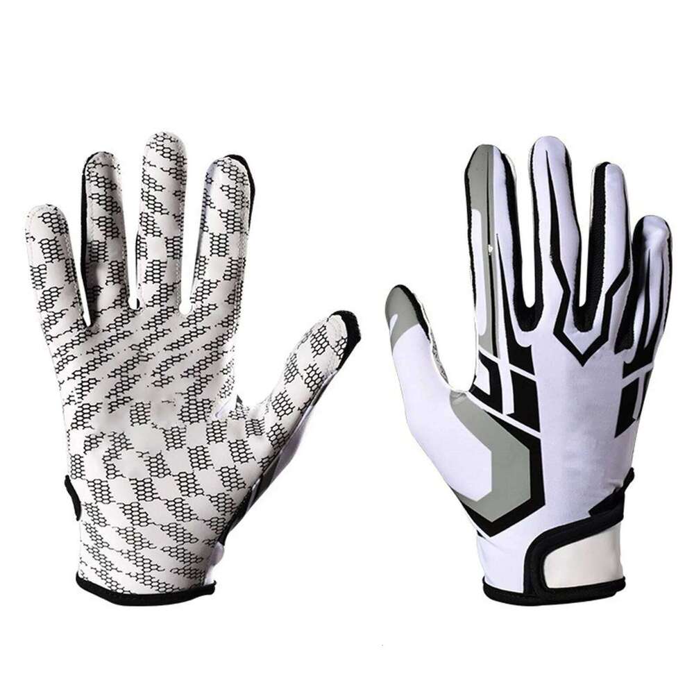 Non Slip Football Rugb Breathable Full Finger for Baseball Sports Gloves 26H0224