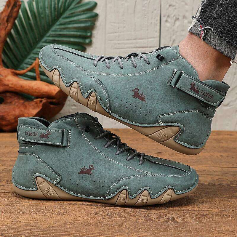 Men's Eye-catching Retro Design Flat Are Comfortable Breathable Non Slip Lightweight Durable Outdoor Walking Trend Shoes