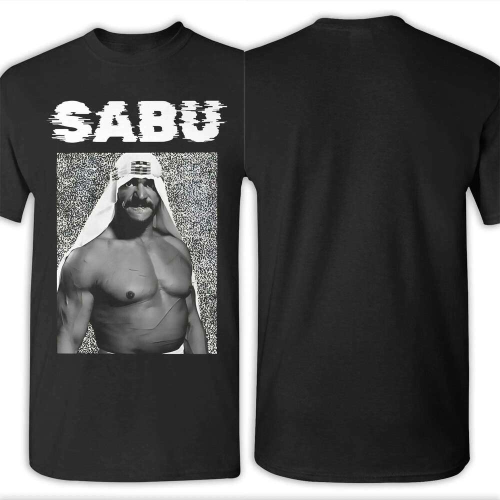 Graphic Printing Sabu Wrestling Wrestler T Shirt For Unisex Pure Cotton T-shirts Short Sleeve Clothes H260224