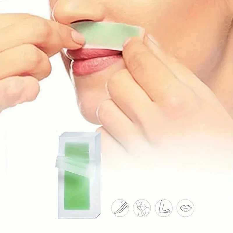 stick Professional Wax Strips for Summer Depilation Double Sided Cold Wax Paper for Leg Body Face Useful 260126