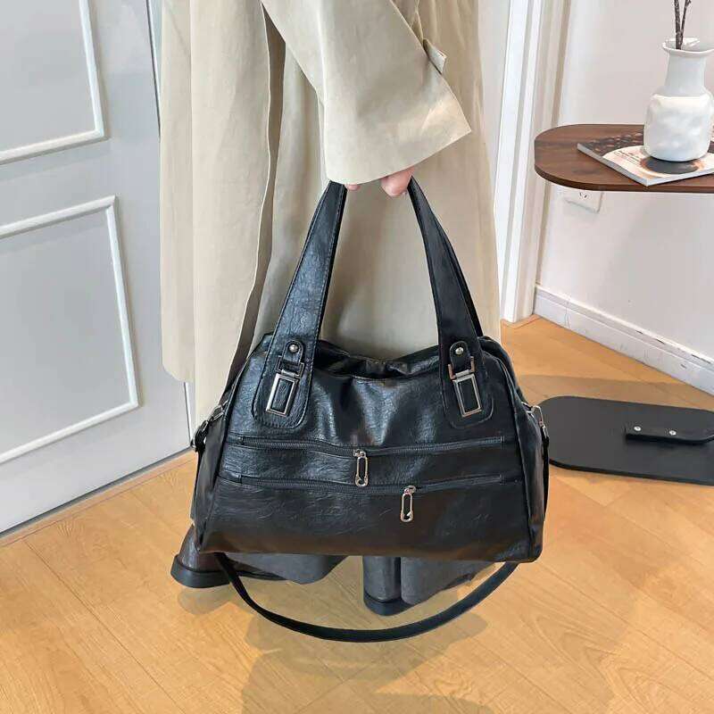 Luxury Handbags Bags High Quality Pu Leather Handbag Women Shoulder Female Crossbody Bag Sac Large Capacity Z260224