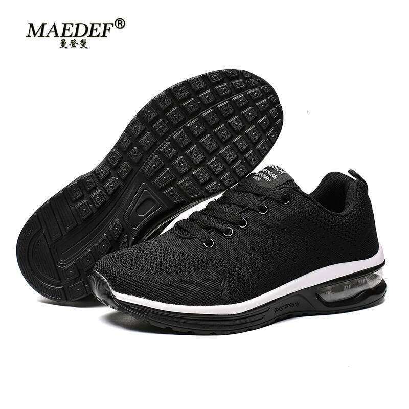 MAEDEF Sneakers Running Breathable Women Lightweight Air Cushion Trainers Durable Fashion Sports Shoes for Men