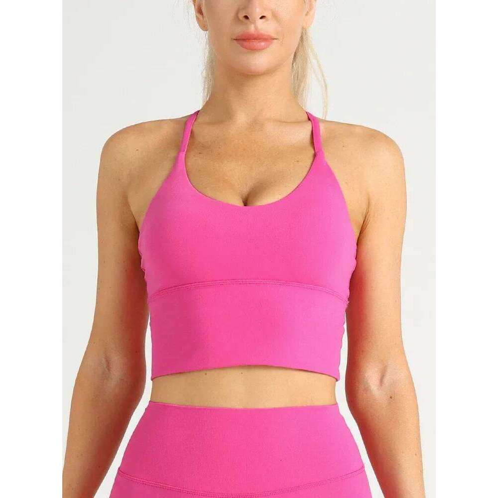 Fashion Women's Sexy Crisscross Sports Tank Top High Elasticity Breathable Running Outdoor Cycling Fitness Sport Yoga Vest 26Y0224
