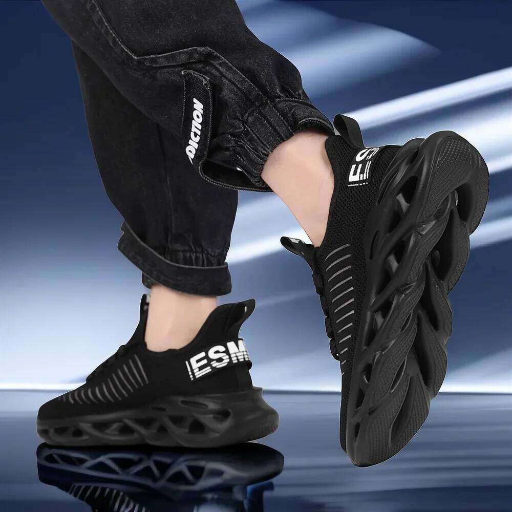 Men's Summer High Quality Mesh Breathable Lightweight Soft Soled Shoes Fashionable Versatile Casual Tenis Masculino Sneakers
