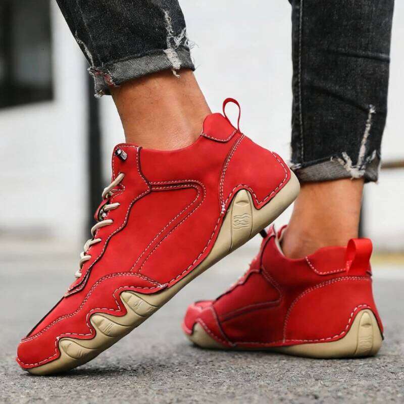 Practical Men's Utility Shoes Oil-Resistant Sole Breathable Easy-Clean Sneakers for Men Workshop & Daily Commute Use Size 39-46