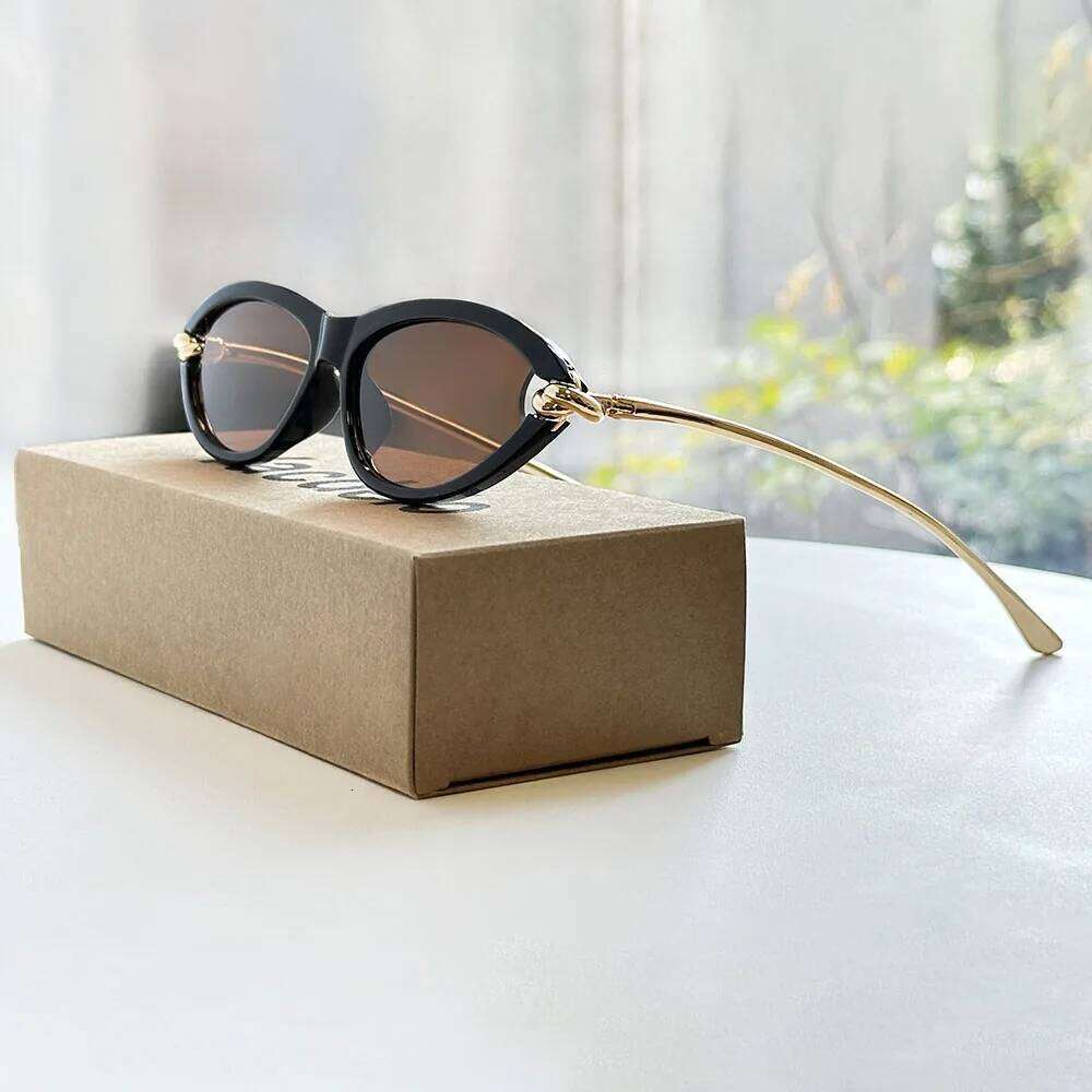 Designer Cat Eye Sunglasses Women Trendy 2026 Fashion Glasses Vacation Shades Luxe Lunette Soleil Femme Lentes De Sol Mujer Sun 26W0224