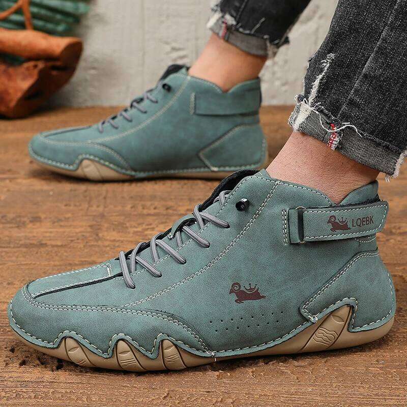 Leisure Men's High-quality Stitching Soft Sole Comfortable Breathable Non Slip Durable Upper Cycling Couple Platform Boots