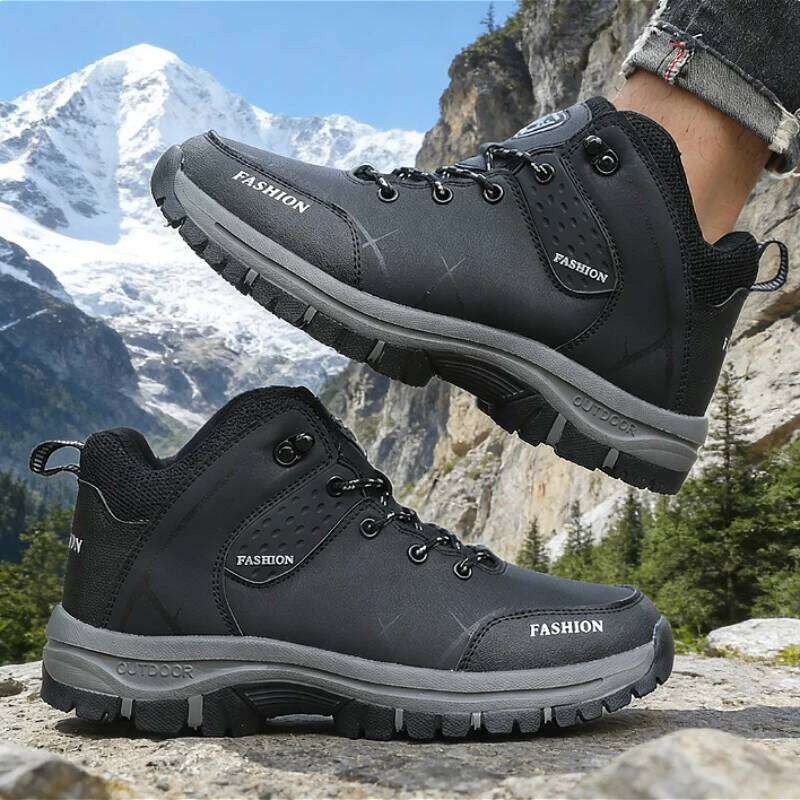 Classic Hiking Boots Comfortable Breathable Anti Slip Shoe Outdoor Mountain Climbing Sneaker Fashion Men Top Quality Loafers