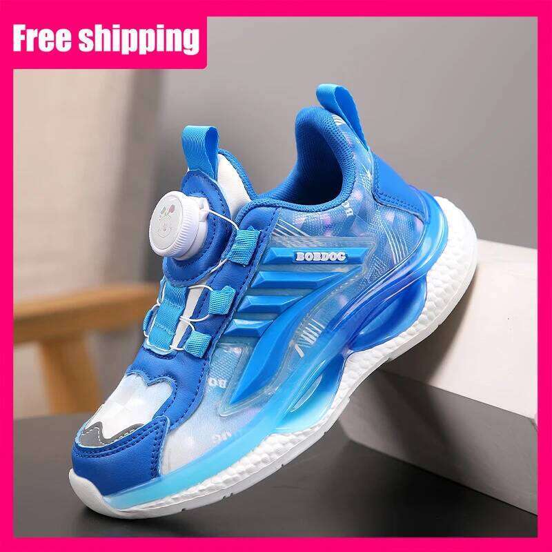 Children Sports Wear-resistant Soft Comfort Leather Unisex Daily Wear Casual Autumn Outdoor Jogging Fitness Shoes 26W0224