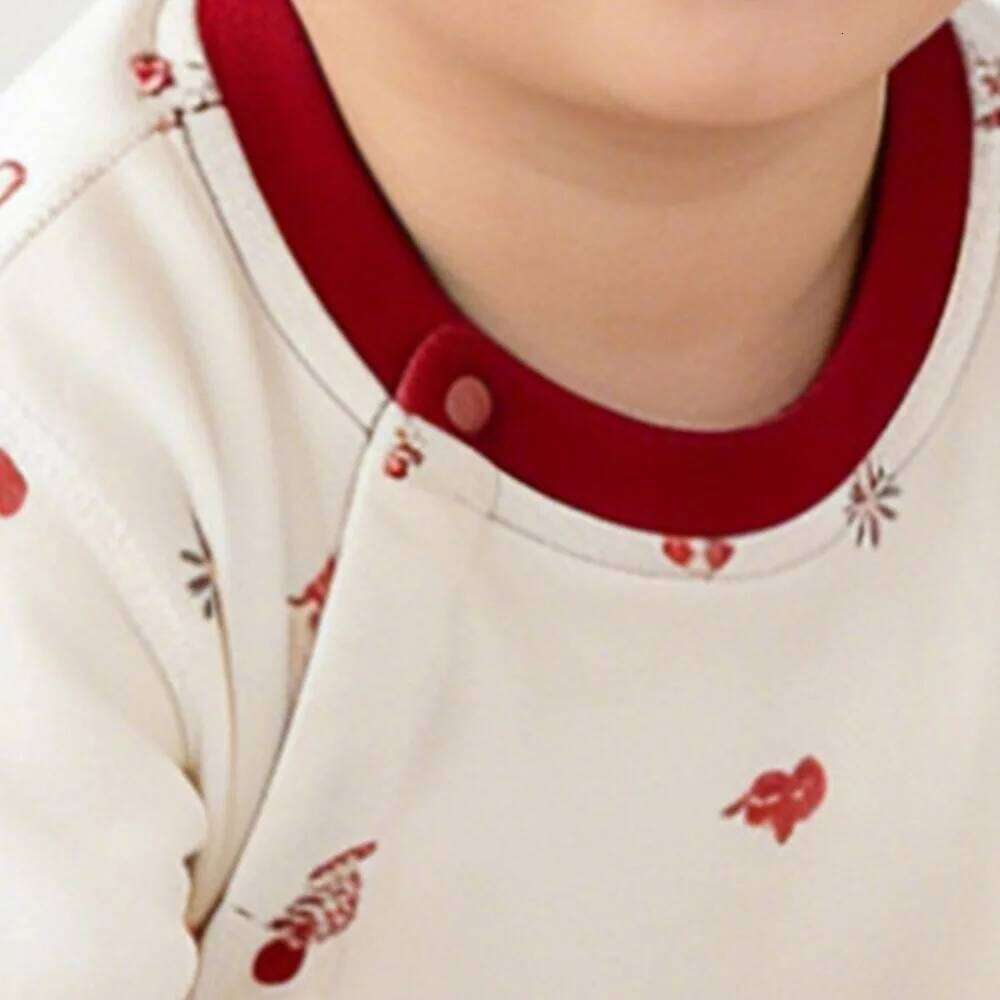 Girl Chinese New Year Romper Long Sleeve 100% Cotton Spring Autumn Infant Clothes Unisex Baby Boy Jumpsuits 26H0224