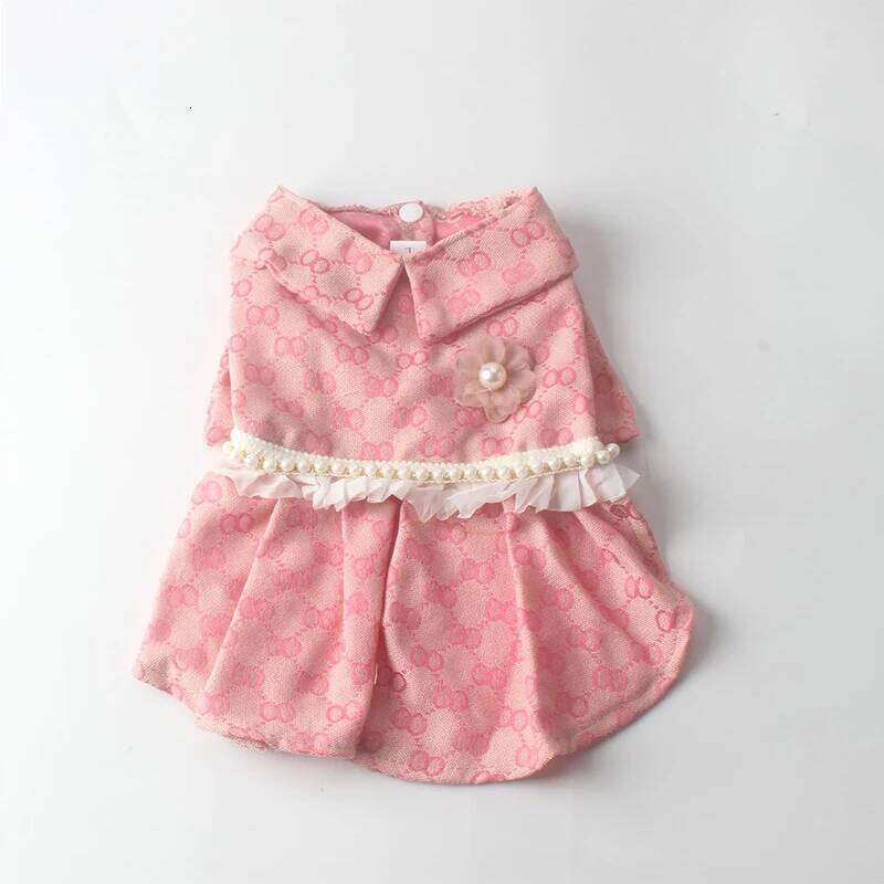 Spring Autumn Girl Cat Princess Dress Men's Shirt Puppy Medium Dog Chihuahua Skirt Luxury Pet Clothes Plus Size Women's Clothing - view 5