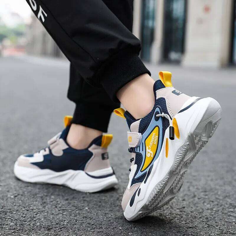 Kid Sneakers Walking Mesh Breathable Casual Sport For Boys Girl Lightweight Running Shoes 26W0224