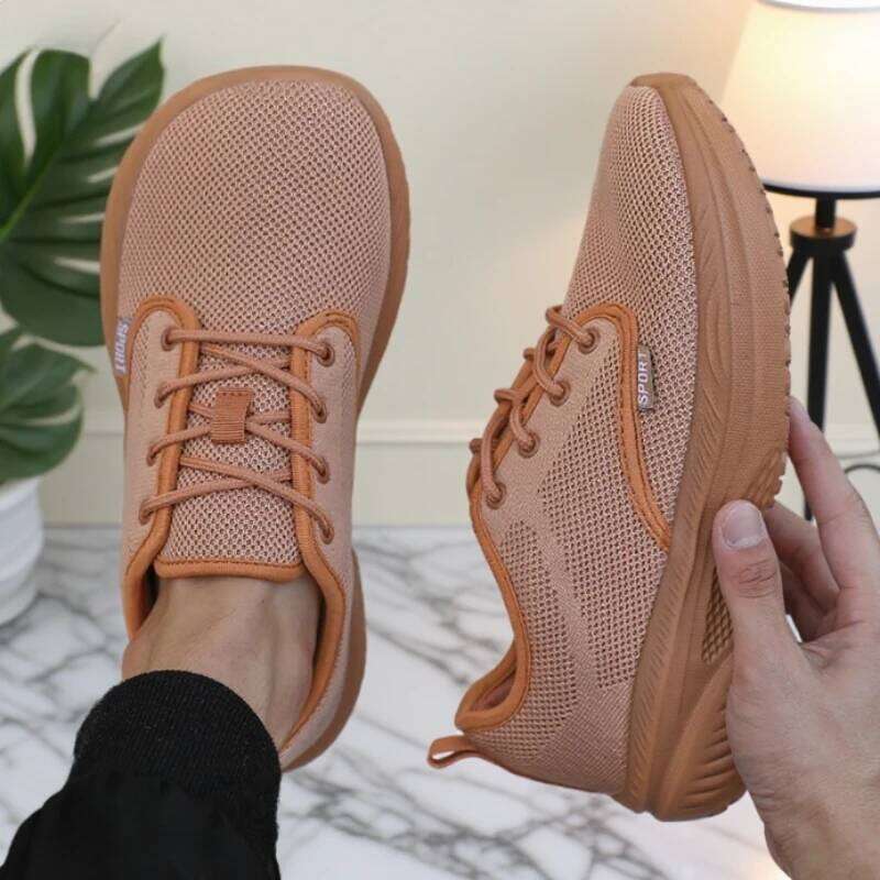 Men's Knitted Writing Comfortable Breathable Fit Platform Outdoor Walking Four Seasons Versatile Soft Bottom Hiking Shoes