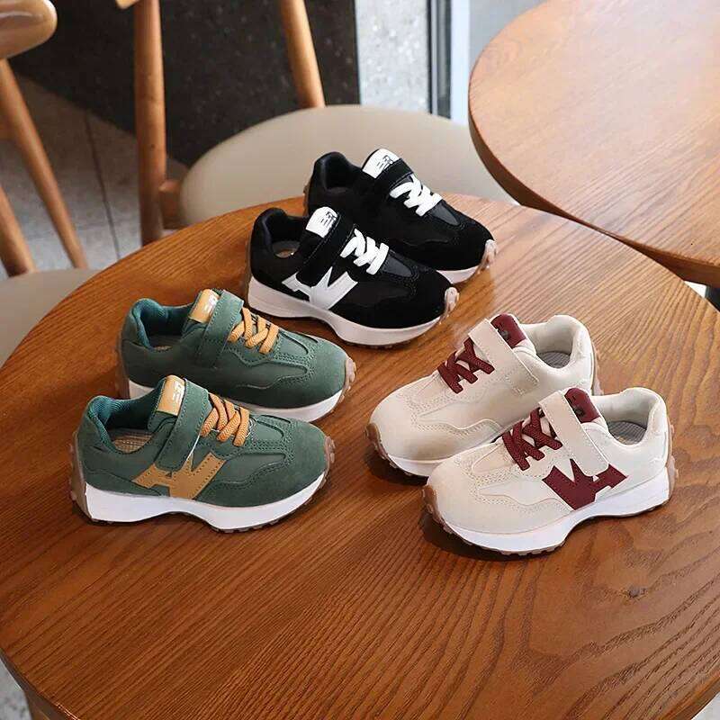 Children's Basketball Spring Autumn Versatile Running Shoes for Kids Boys Fashion Causal Girls School Sports Sneakers 26W0224