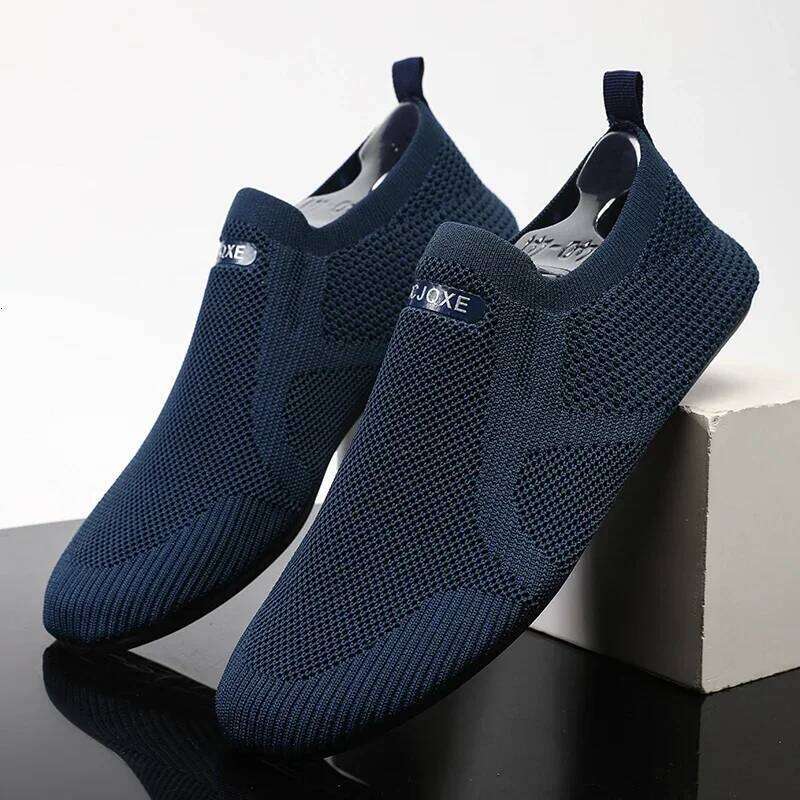 MAEDEF Men's Loafers Lightweight Men Comfortable Casual Athletic Footwear Breathable Mesh Durable Outdoor Walking Shoes