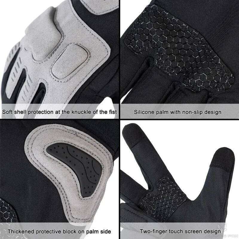 Suomy Winter Warm Motorcycle Gloves Windproof Motocross Motorbike Cycling Lady Pink Touchscreen Moto cross Biker Glove 26H0224