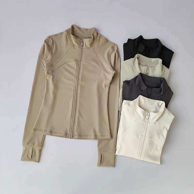 Women's s Quick-drying Running Training Coat Fitness Top Gym Long Sleeve Sports Workout Sweatshirt 26Y0224