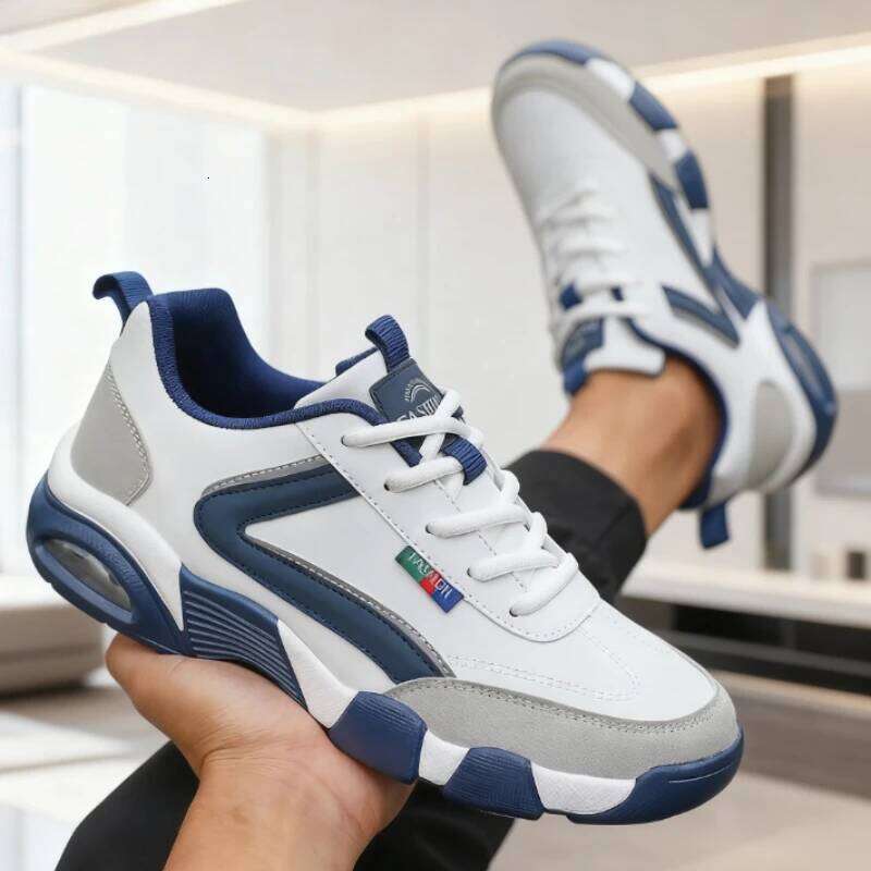 New Sneakers Patchwork Design Comfortable Rebound Hiking Waterproof Fit Modern Classic Spring and Autumn Men's Shoes