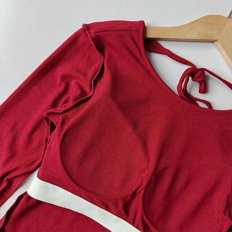 Women's Open Workout Top Premium Slim Fit Long Sleeve Yoga Shirt for Pilates Casual Wear 26Y0224