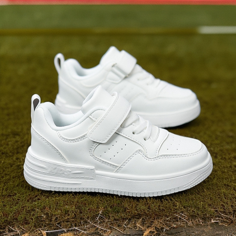 Free shipping Children's Sneakers Kids Fashion White Sports Casual Shoes Boys Girls Non Slip Tennis Outdoor Comfortable Walking Footwear