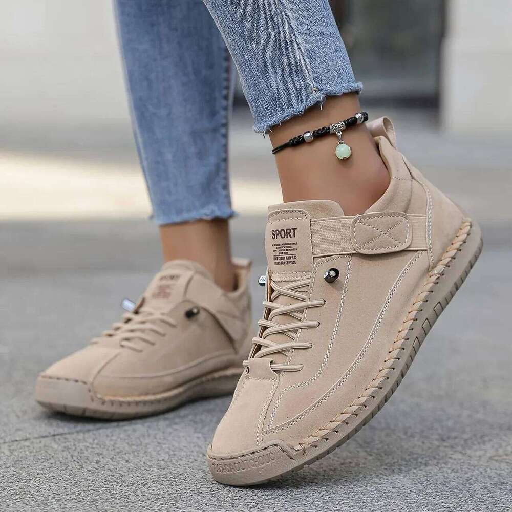 New Women's Bootss Handmade Leather Casual Soft Soled Shoes Outdoor Light Non-slip Walking Ankle Boots for Women