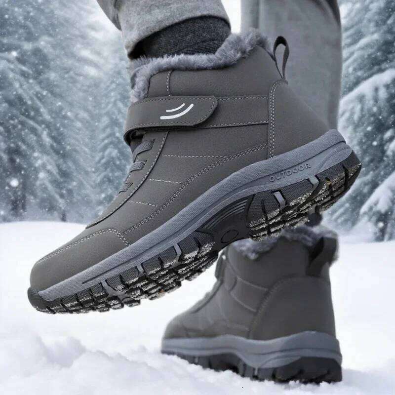 Ankel Bootsfor Women Winter Shoes Platform Non-slip Warm Ankle Plush Combat Outdoor Casual Hiking Motorcycle Boots