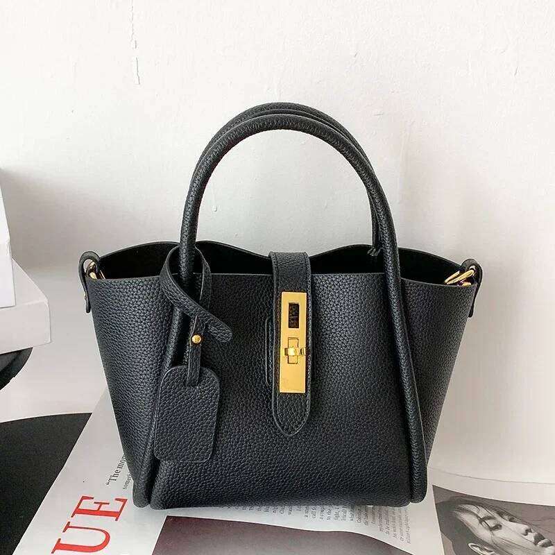 Women's Natural Cow Genuine Leather Shoulder Bag Female High Quality Luxury Designer Handbags Ladies Fashion Tote Crossbody Bags