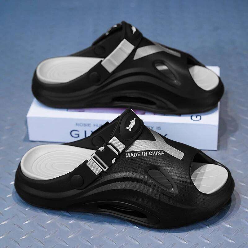 Summer Fashionable Versatile Comfortable Non Slip Beach Sandals Furniture Shower Outdoor Dual Use Men's Slippers