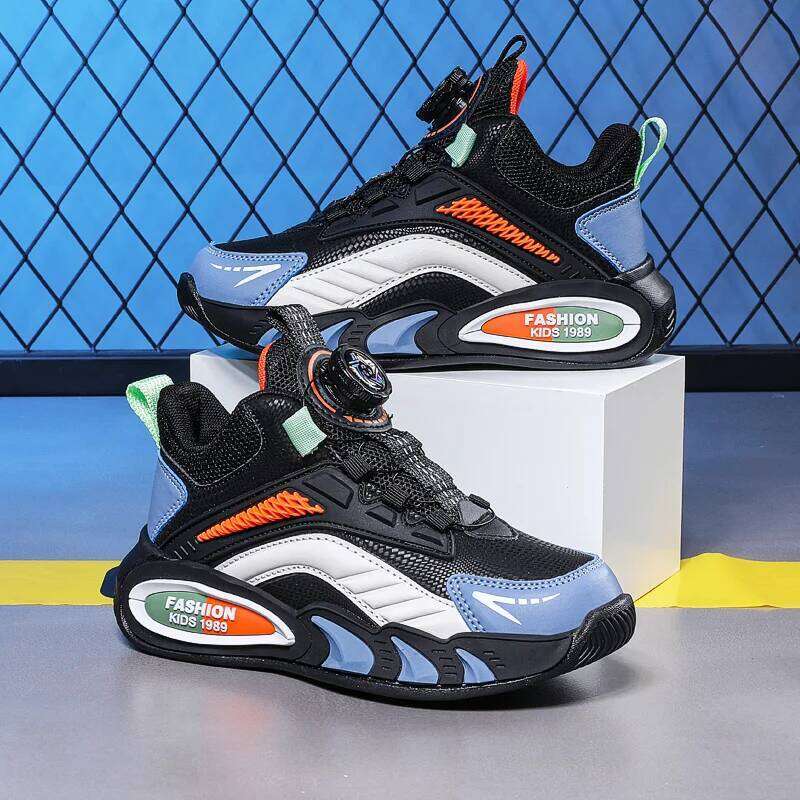 New Children Girls Boys Fashion Sneakers Comfortable Kids Sports Shoes Breathable Casual Leather Outdoor Shoe for Boy 26W0224