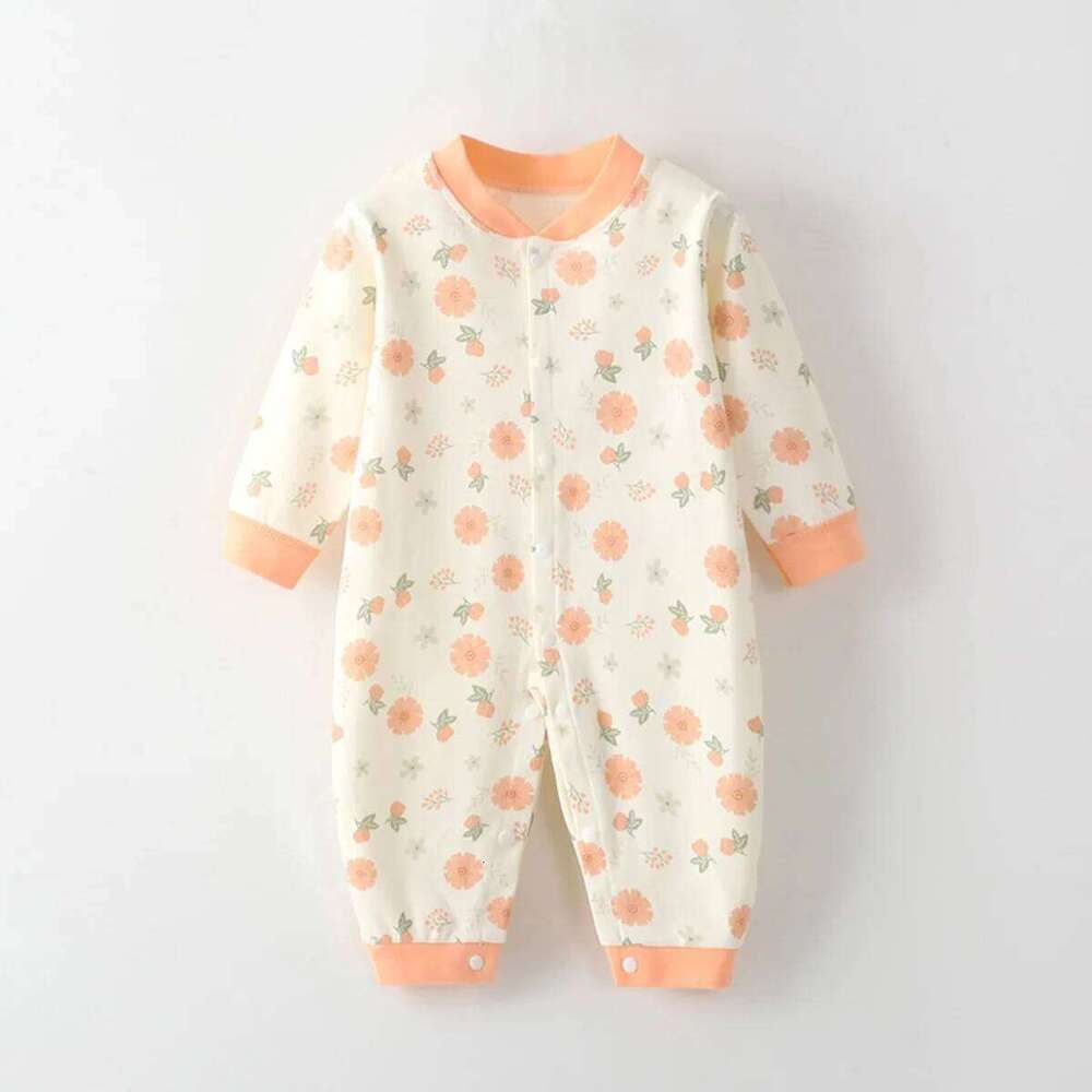 Baby Boy Girl Pure Cotton Cute Bodysuit Clothes 0-18 Month New Born Spring Autumn Casual Romper Infant Soft Onesie Clothing 26H0224