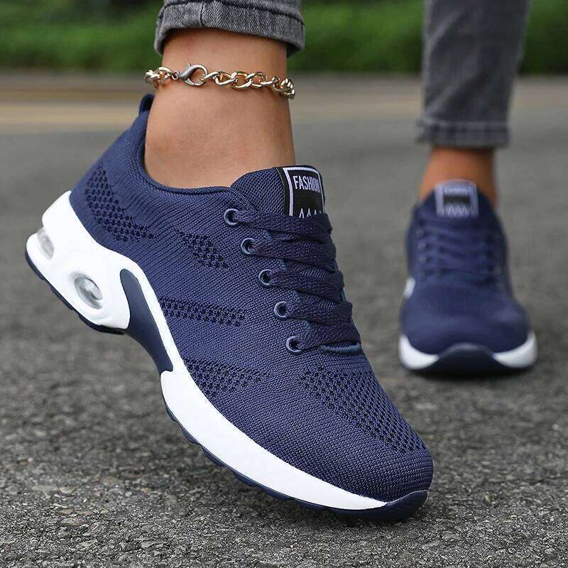 for Women Platform Casual Sneakers Mesh Breathable Running Chunky Summer Sports Tenis 2025 Luxury Shoes