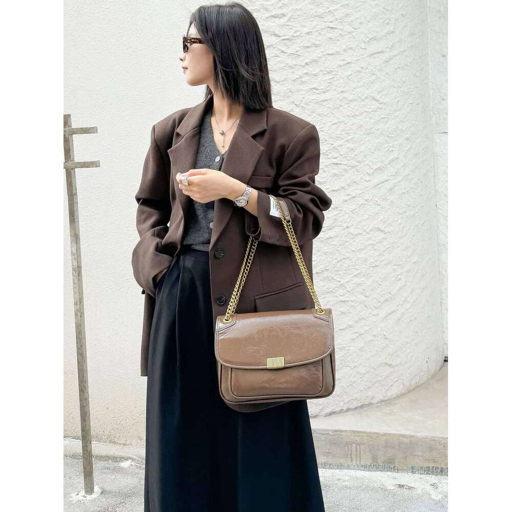 Luxury Handbags Female Crossbody Tofu Small Square Shoulder Bag Women Bags New Fashion Genuine Cowhide Leather Satchel