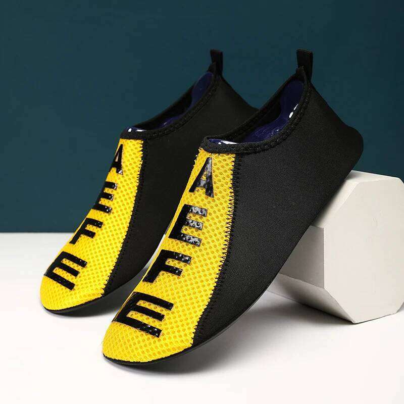 MAEDEF 2024 New Qiuck Drying Aqua Shoes Man Women's Water Shoe Barefoot Wading Sneakers Beach Anti-slip Swimming Couple Footwear