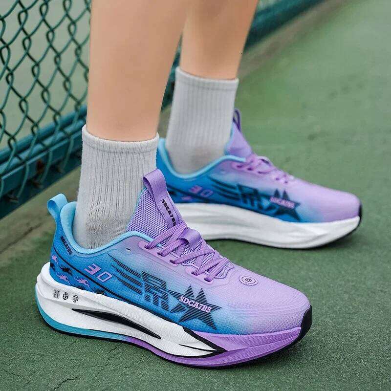 Carbon Board Speciality Marathon Running Men Breathable Casual Lightweight Shoes Plus Size Women's Sneakers