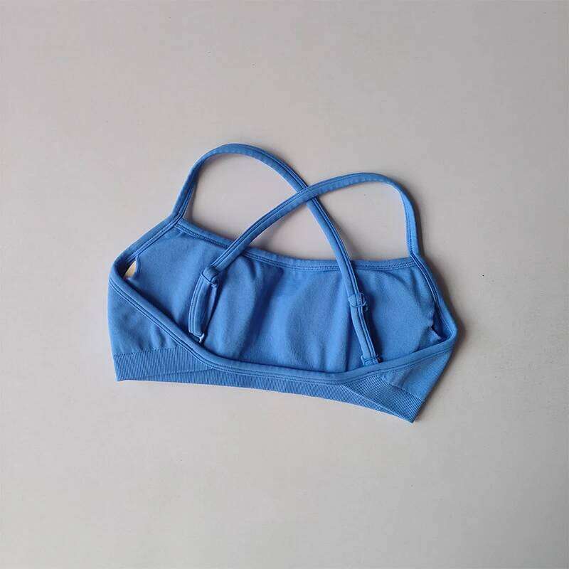 Gathering Shock-proof and Beautiful Seamless Sports Bras Gym Women Top Crop Tube Yoga Tops Fitness Scrunch Bum Workout Suit 26Y0224