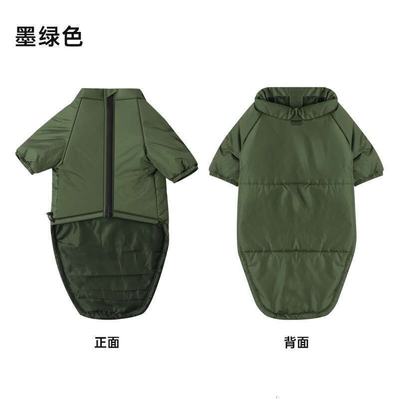 Famous brand New Cross Border Clothing for Large Dogs Pet Dog Coat Two Legged Cotton Jacket Fleece Wholesale Customizable pupakaIK