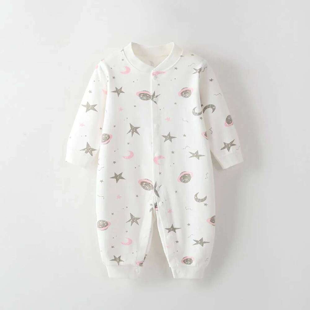 Baby Boy Girl Pure Cotton Cute Bodysuit Clothes 0-18 Month New Born Spring Autumn Casual Romper Infant Soft Onesie Clothing 26H0224