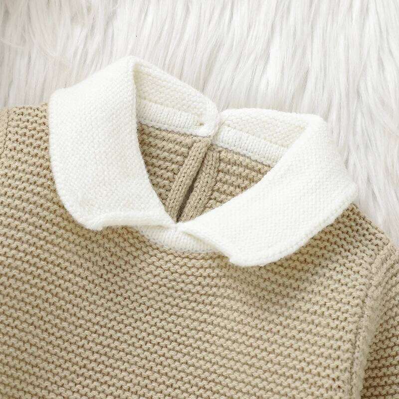 Baby Clothes Sets Knit Infant Boy Girl Sweater Long Sleeve+Romper Sleeveless Newborn Kid Pullover+Jumpsuit Foot Wrap 0-9M Autumn 26Y0224