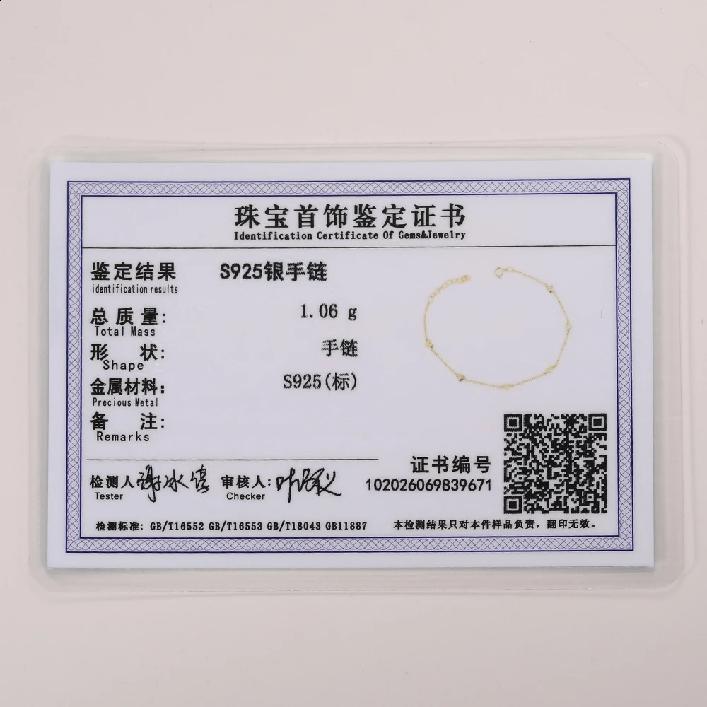 CANNER S925 Sterling Silver Mini Gold Love Heart Charm Bracelet Chain For Women Jewelry Gifts Pulsera Bangles 260208