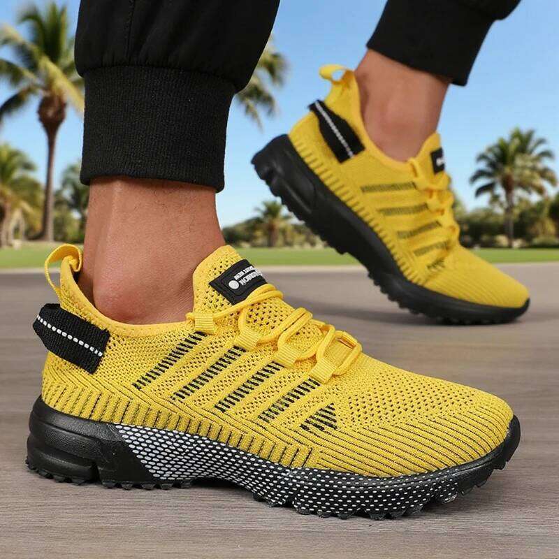 for High Quality Male Breathable Fashion Gym Casual Light Walking Sneakers Non Slip Men Shoes Tenis Masculino