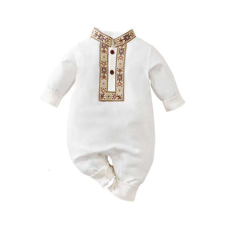 Autumn Print 100% Cotton Long Sleeve Toddler Jumpsuit New Style Casual Boy Girl Baby Infant Outfit Clothes Soft 26H0224