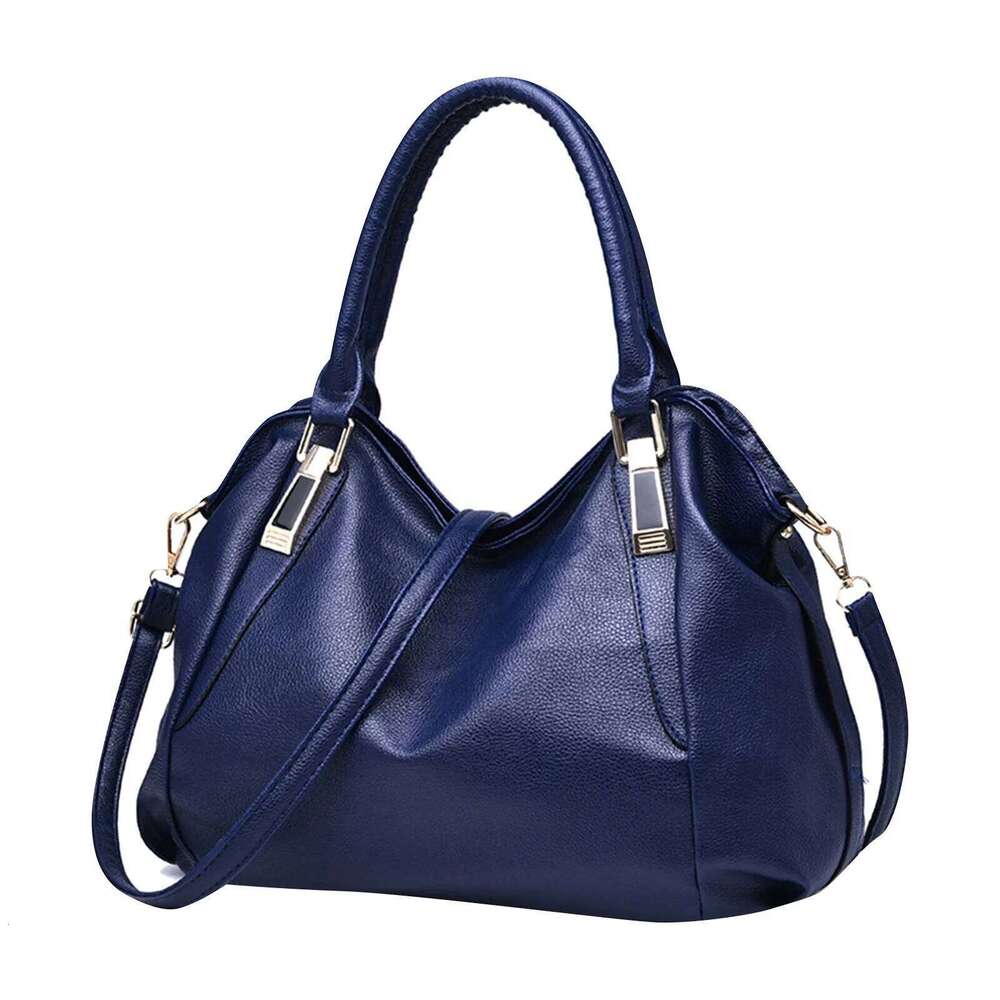 Women'S Fashion Soft Leather Handbag Classic Temperamental Large Capacity Top-Handle Bags Daily One Shoulder Crossbody Bag Z260224