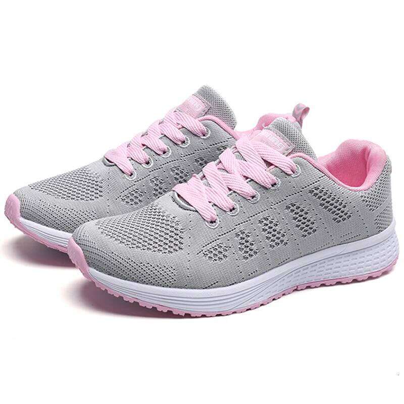 Flats Fashion Lightweight Lace Up Nurse Round Toe Sneakers Women Shoe Walking Shoes Woman Plus Size 26W0224