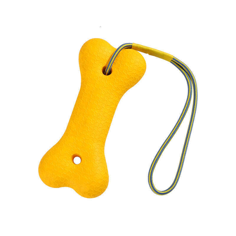 In Stock Wholesale EVA Foam Floating Water Rope Bone Dog Training Interactive Toy Durable Pet Supplies