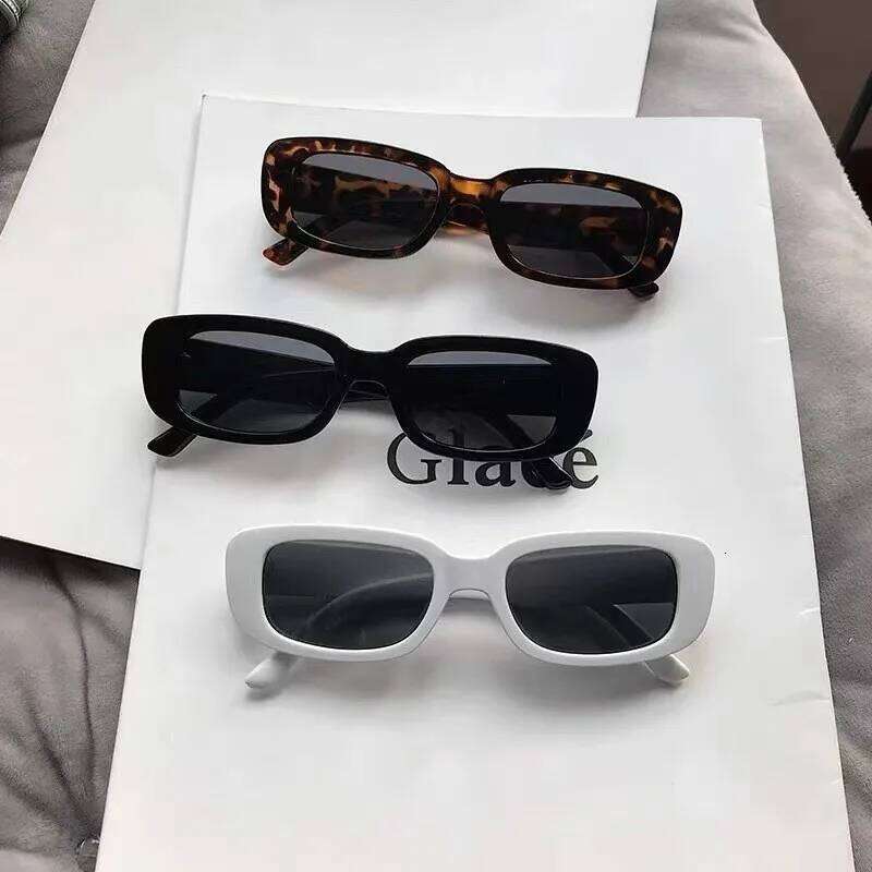 Korean Rectangle Sunglasses Fashion Fun Cute Ladies Eyewear Jenny Style Sun Glass 26W0224